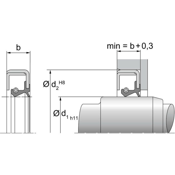 Akseltetning CSL Dimensjoner TTP SEALS