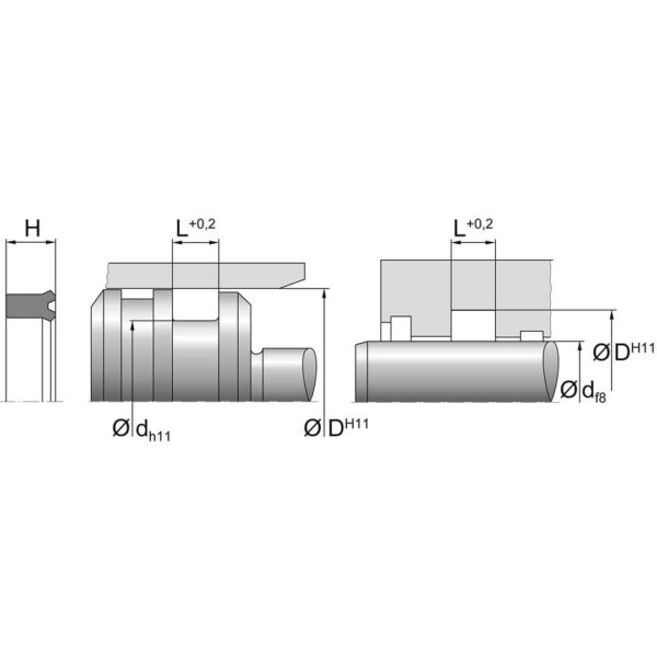 Stangtetning SN 36 Dimensjoner TTP SEALS