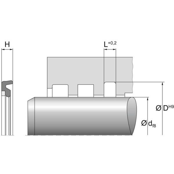 Stangtetning SNI 72 Dimensjoner TTP SEALS