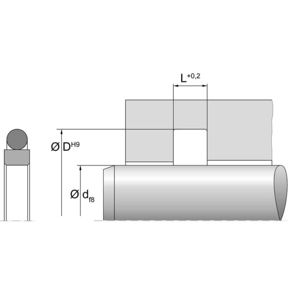 Stangtetning SPOR 30 Dimensjoner TTP SEALS