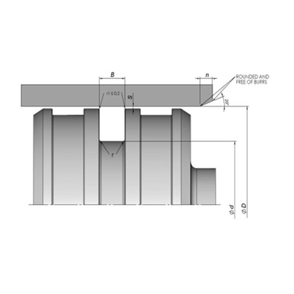 Stempeltetning K49 Dimensjoner TTP SEALS