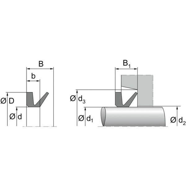 V Ring VL Dimensjoner TTP SEALS